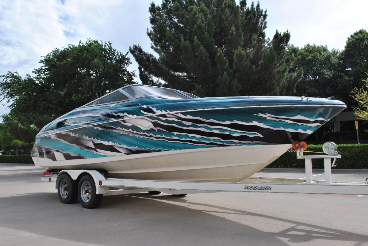 Top Ten Custom Boat Paint And Wraps Blog Legend Boats   Clawed Boat 